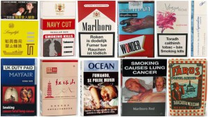 Krabičky od cigaret poskytují vcelku neveselý pohled. Ilustrační foto: Facebook