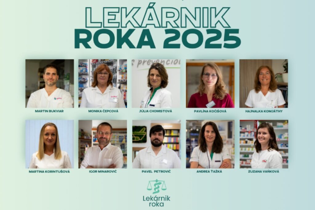 Anketa Lekárnik 2025 - top 10
