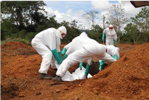 Personál ebolových špitálů se kvůli nevyplaceným mzdám pustil do stávky. Foto: Ifri.com