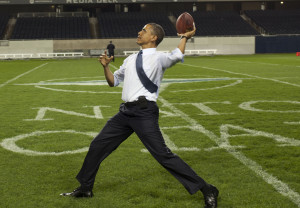 Prezident Obama je sportovně založen... Foto: White House